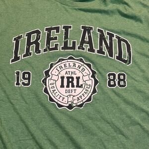 Ireland 1988 Men XL Green‎ Short Sleeve T-shirt Destination Shirt